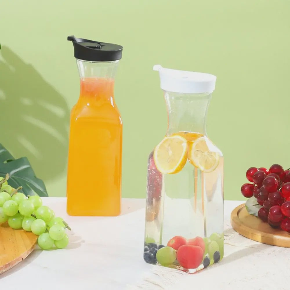 1000ML Vierkante Sapkan van Kunststof met Deksel - Ideaal voor Koelkast en Voorraadkast