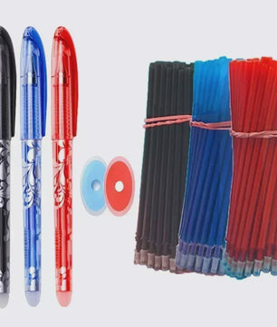 Set van 25 Kawaii Uitwisbare Gelpennen - Vloeiend Schrijven en Wissen voor School & Kantoor