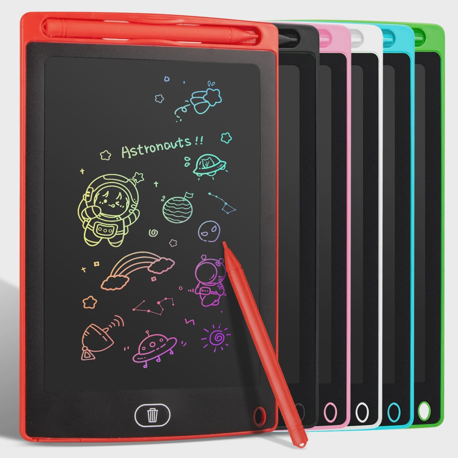 LCD Tekentablet voor Kinderen - 6.5 t/m 12 Inch, Inclusief Stift, Oplaadbaar