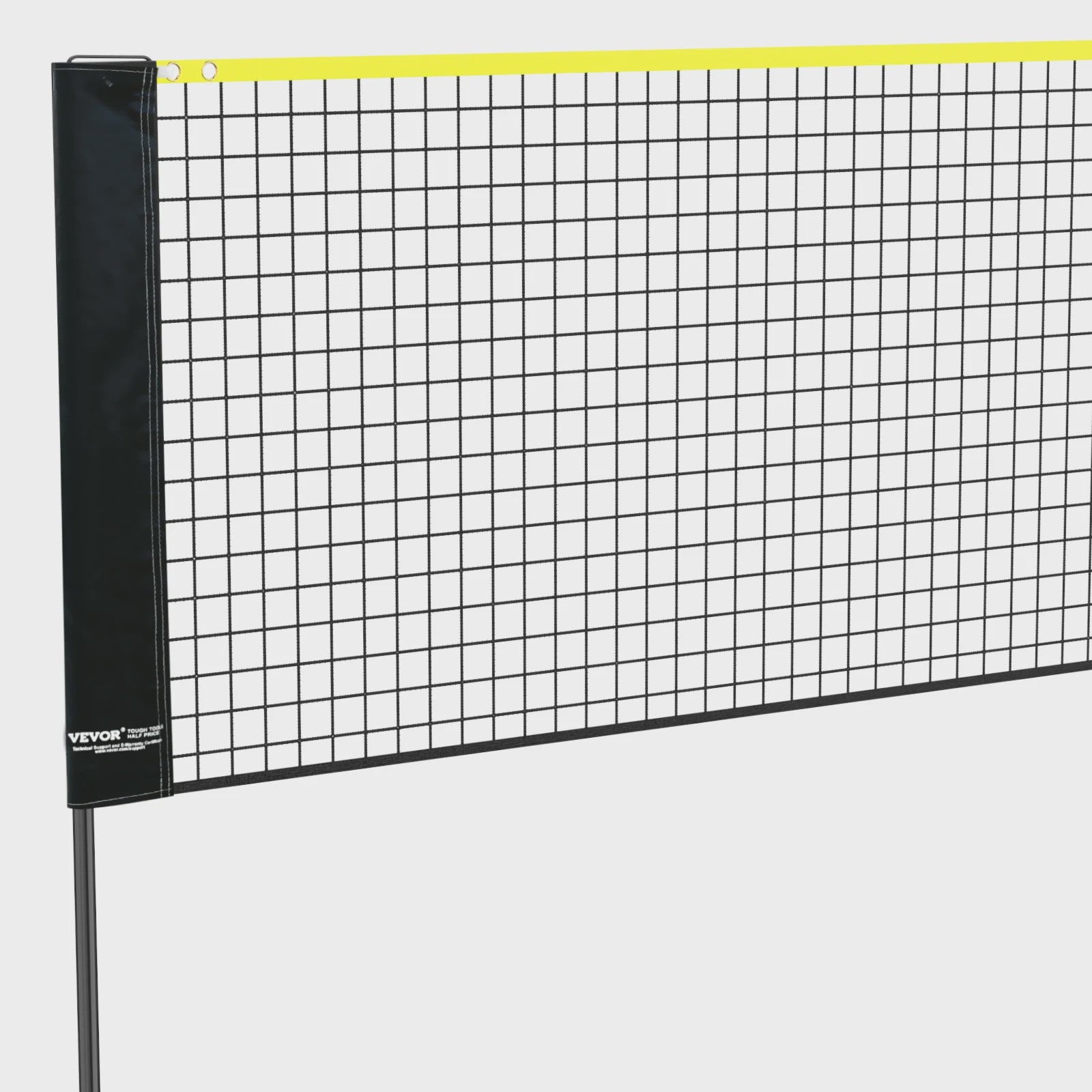 Verstelbaar Sportnet 20FT - Badminton, Volleybal, Tennis, Pickleball - Draagbaar & Inklapbaar