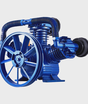 10PK 3-Cilinder Oliegesmeerde Compressor Pompkop - 90PSI, V-Type