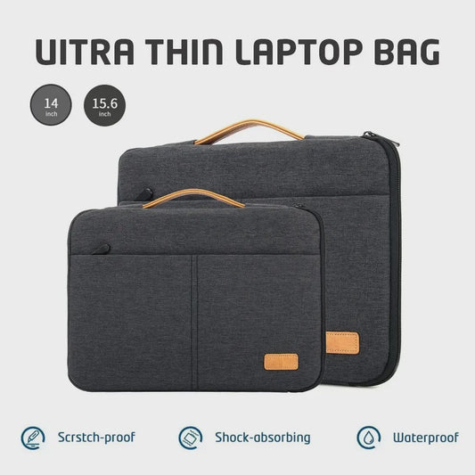 Waterdichte Laptop Sleeve Tas 13.3-15.6 Inch met Schokabsorberende Voering