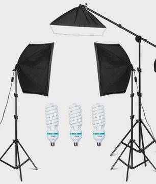 Professionele Softbox Verlichtingskit 50x70CM met LED Lamp - Continu Licht Systeem