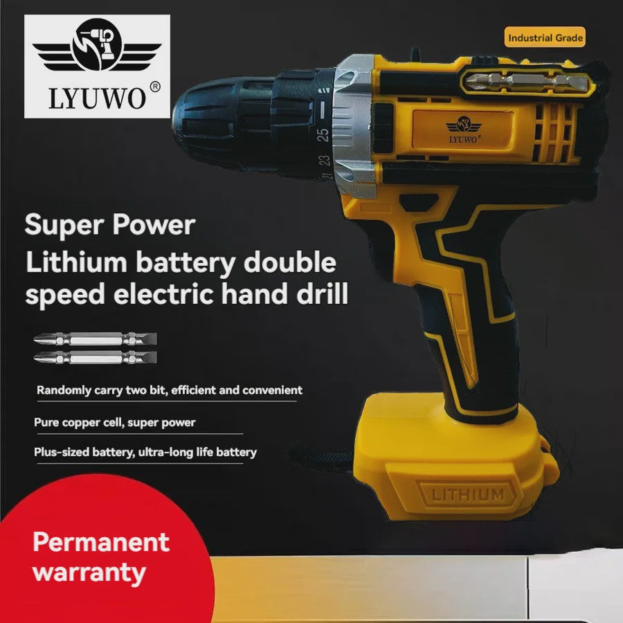 LYUWO Oplaadbare Elektrische Boormachine - Schroefmachine met Slagfunctie en Makita Batterij Compatibiliteit