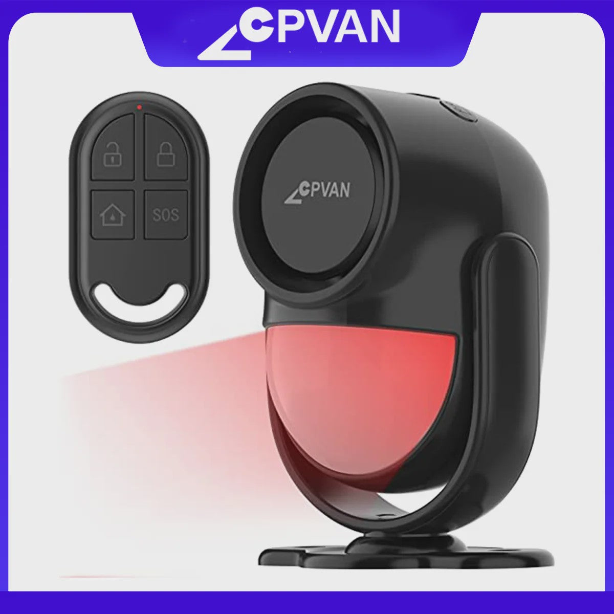 Draadloze Infrarood Bewegingsmelder met Afstandsbediening - 125dB Alarm