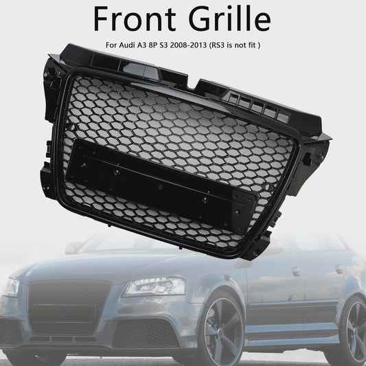 RS3 Style Honeycomb Grille voor Audi A3 8P (2008-2013) - Sportieve Front Upgrade
