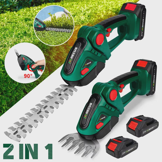 2-in-1 Snoerloze Hedgeschaar & Grasmaaier - Makita 18V Batterij Compatibel