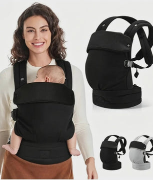 Verstelbare Baby Draagzak met Lendesteun en Ademende Heupzitting - Comfortabel Dragen & Reizen