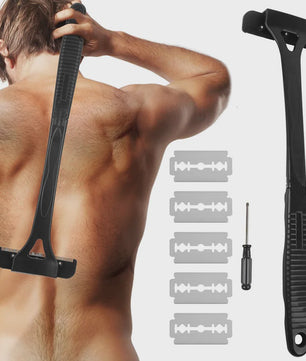 Lange Handgreep Rugschraper & Body Shaver - Verstelbaar & Opvouwbaar