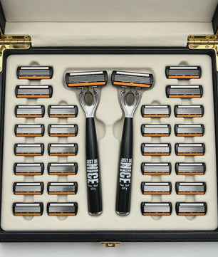 Luxe Scheerset voor Heren: 6-laags Scheermes met Aloë Vera Strip - Perfect Cadeau