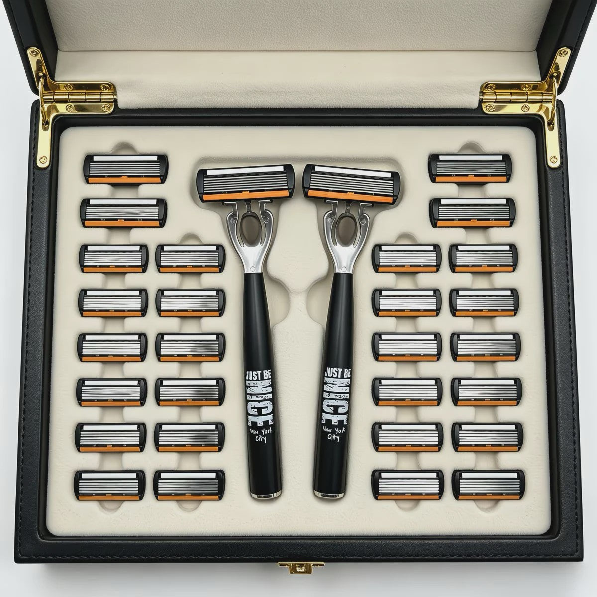 Luxe Scheerset voor Heren: 6-laags Scheermes met Aloë Vera Strip - Perfect Cadeau