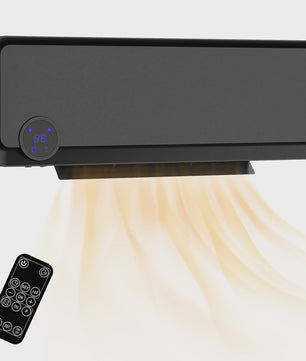 Homcom Elektrische Wandverwarming 2000W met LED Display en Afstandsbediening