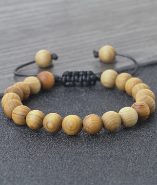 Houten Kralen Armband Sandelhout - Tibetaans Boeddha Meditatie & Gebedssieraad