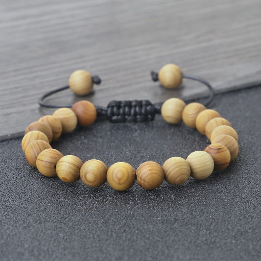 Houten Kralen Armband Sandelhout - Tibetaans Boeddha Meditatie & Gebedssieraad