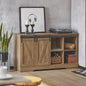 Rustiek Houten Sideboard met Schuifdeuren - Landelijke TV-meubel en Opbergkast