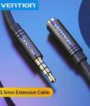 Vention 3.5mm AUX Verlengsnoer - Stereo Audio Kabel voor Auto, Laptop, PC, TV