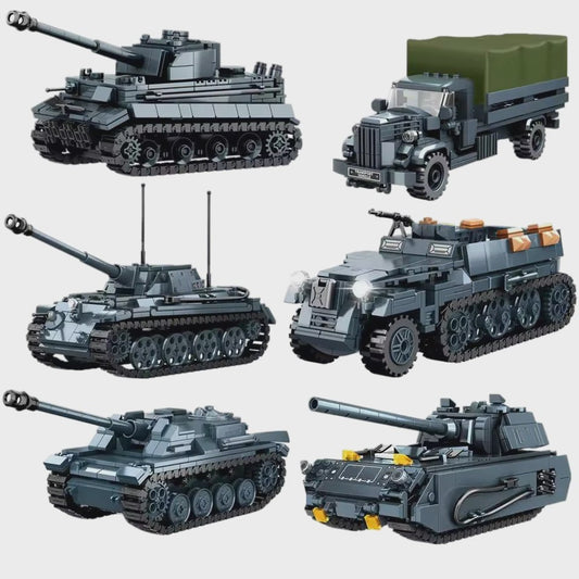 Bouwstenen Militair Voertuig & Tank - Leerzaam Speelgoed voor Kinderen