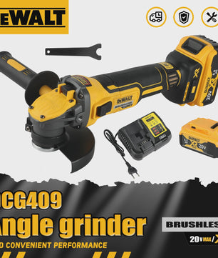 DEWALT DCG409 Haakse Slijper 20V Brushless Snoerloos 125mm - Krachtige Polijstmachine