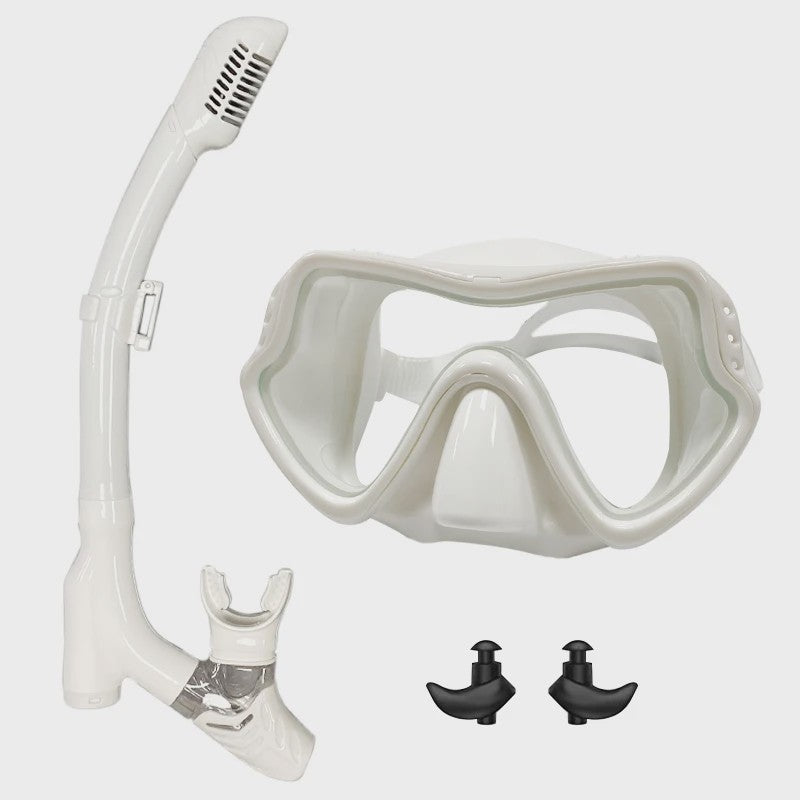 Professionele Duikset: Duikbril met Snorkel voor Zwemmen en Duiken