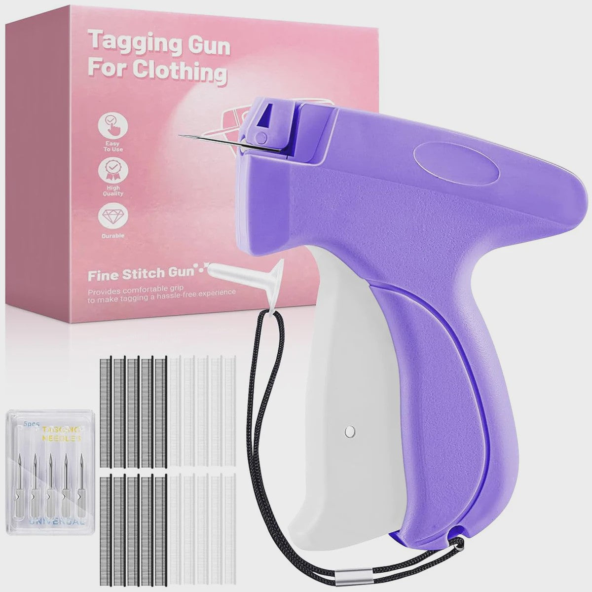 Mini Kleding Tagging Gun - Snelle Kleding Fixer met Fijne Naald