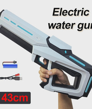 Krachtige Elektrische Waterpistool 43cm met Automatische Waterzuiging - Zomer Speelgoed voor Kinderen & Volwassenen