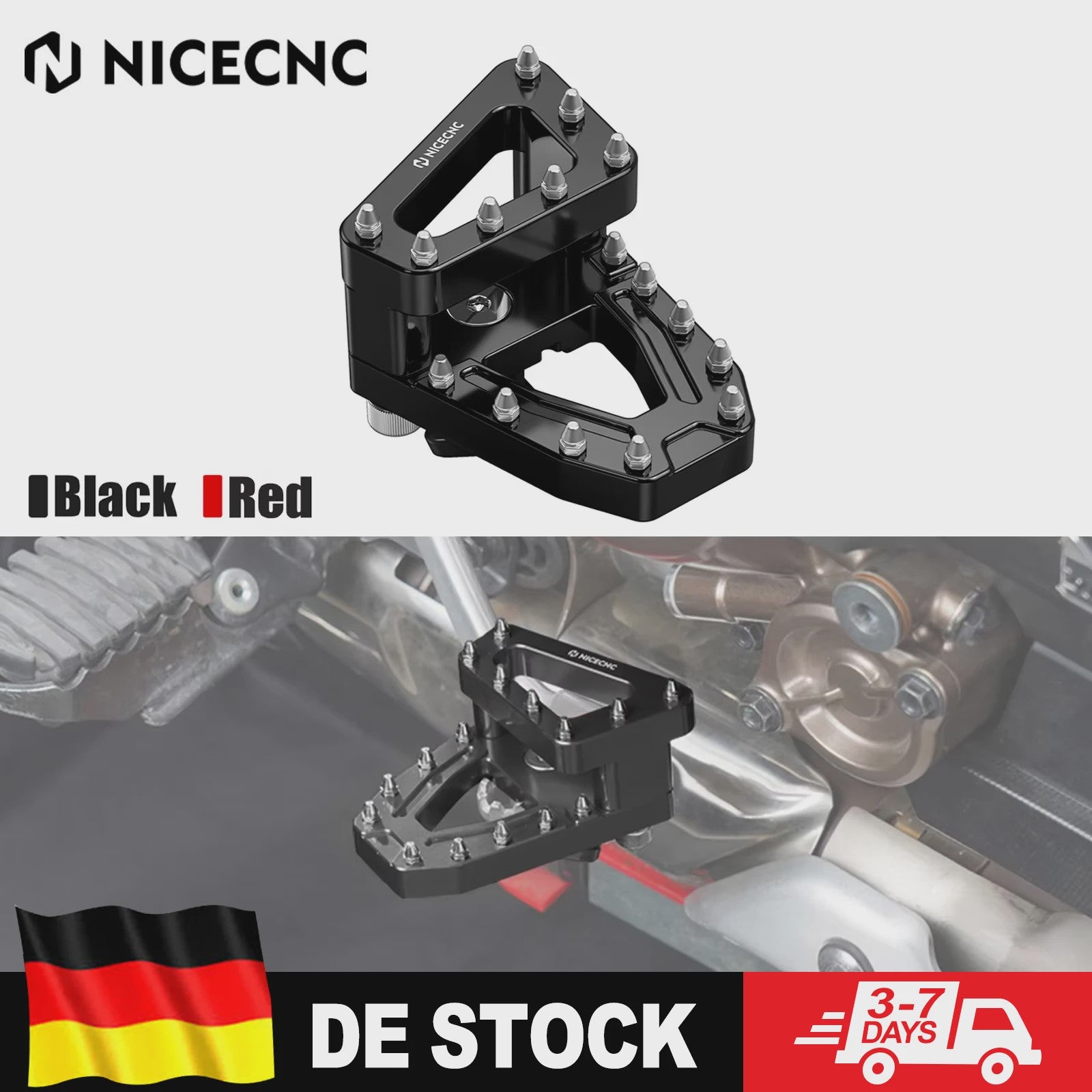 Vergrote Rempedaalverlenging voor Honda CRF1100L Africa Twin & Adventure Sports