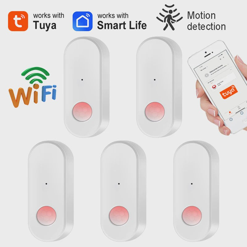 Tuya WiFi PIR Bewegingsmelder - Slimme Home Beveiliging met Smart Life App