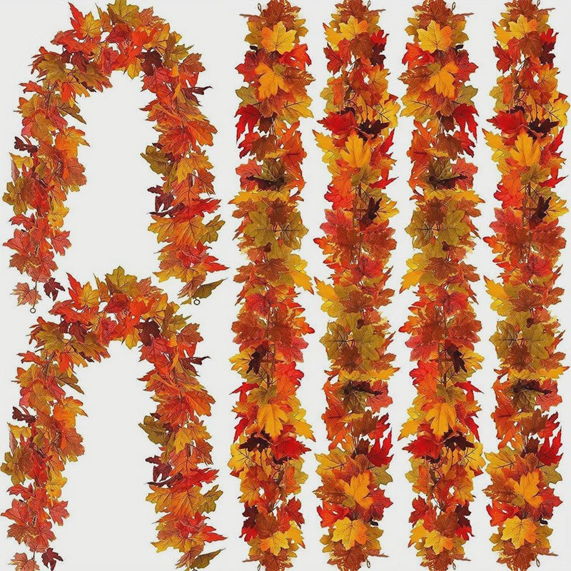 Kunstblad Slinger Esdoorn - Herfst Decoratie 2 Meter