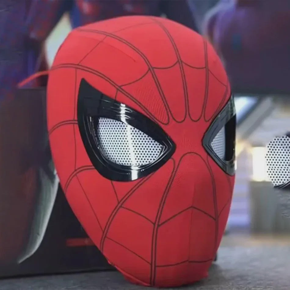 Spider-Man Cosplay Masker met Knipperende Ogen - Ademend & Comfortabel