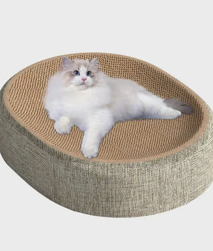 2-in-1 Kattenkrabplank en Nest: Bescherm Meubels & Verwen Je Kat