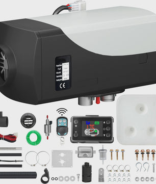 12V 8KW Diesel Luchtverwarmer met Afstandsbediening & LCD - Snel Warm in Vrachtwagen, Boot, Camper