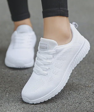 Dames Sneakers Ademend Mesh Casual Schoenen - Comfortabel Wandelen & Sport