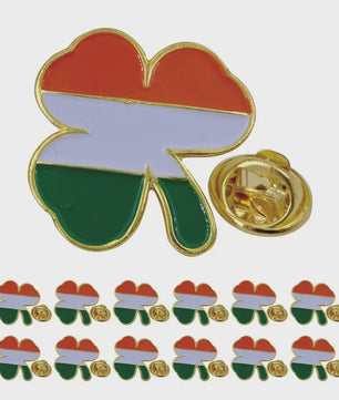 Ierse Klavertje Vier Speldjes - St. Patrick's Day - 5, 10, 50 of 100 Stuks