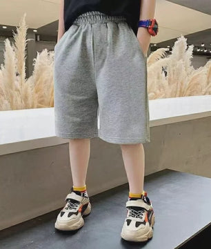 Comfortabele Kinder Shorts Jongens - Katoen, Elastische Taille, Knie lengte (3-14 jaar)