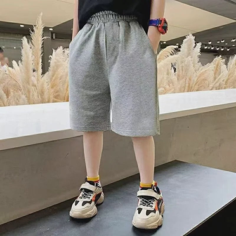Comfortabele Kinder Shorts Jongens - Katoen, Elastische Taille, Knie lengte (3-14 jaar)