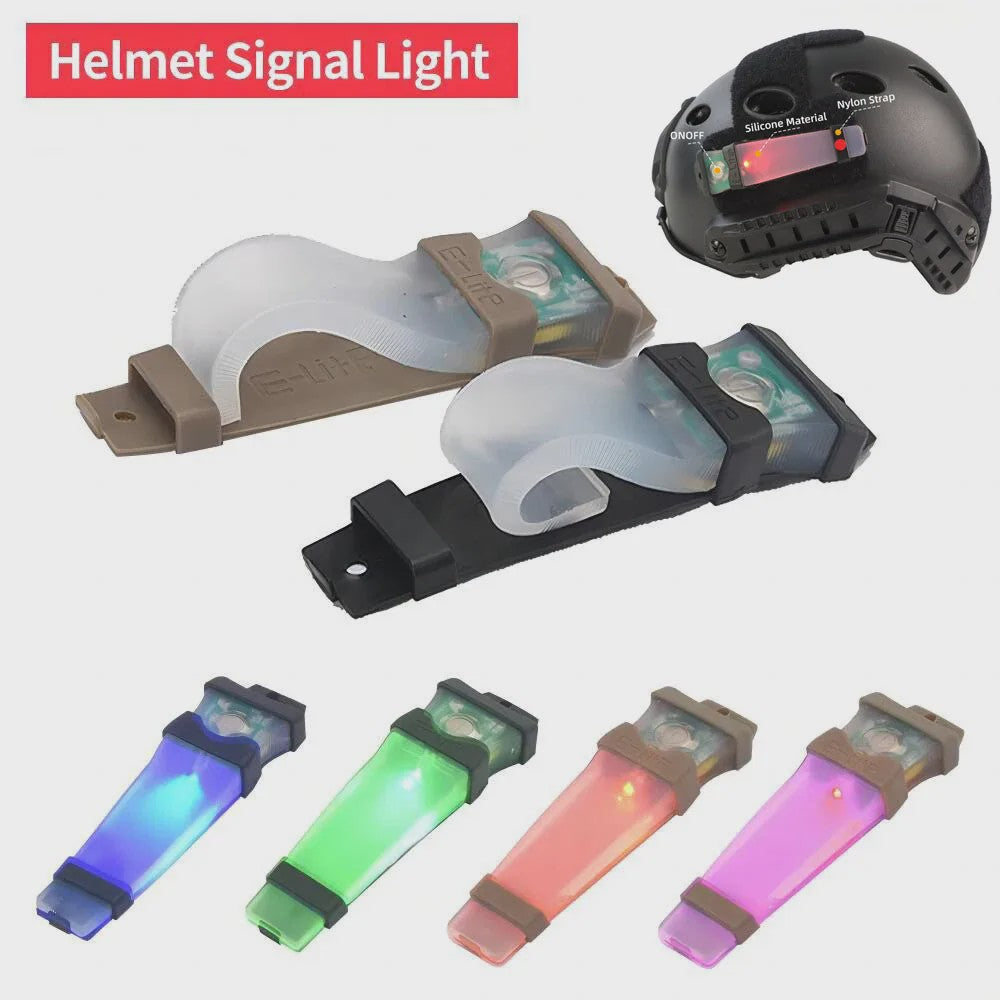 Tactisch Helm Signaallicht - Waterdicht, IR Strobe & Veiligheidsknipperlicht voor Outdoor