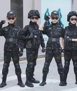 Kinder Special Forces Camouflage Trainingspak - Zwarte Adelaar