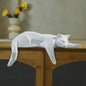 Geometrisch Kat Beeldje - Modern Woondecoratie Figuur voor Huis & Kantoor