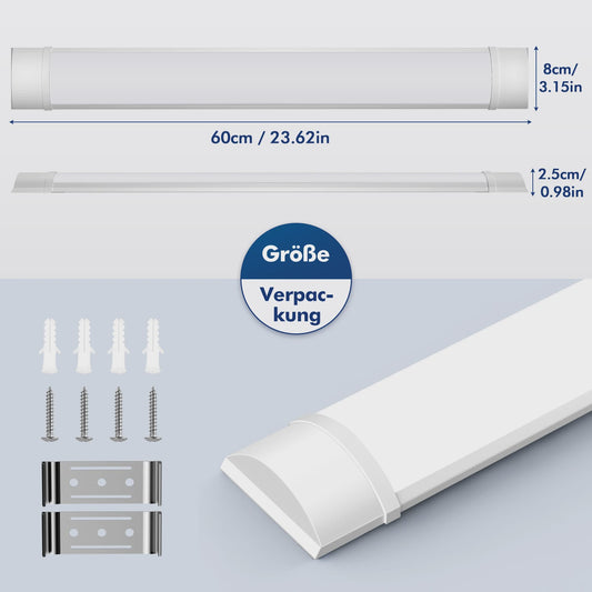 LED TL Buis Armatuur - 60cm, 90cm, 120cm - Werkplaats, Garage, Kantoor