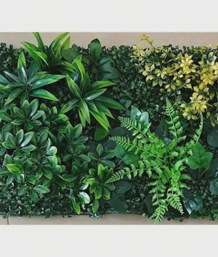 Kunsthagen Groenwand Paneel - Faux Jungle Decoratie voor Tuin, Balkon & Feesten (40x60cm)