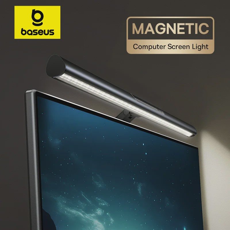 Baseus Magnetische Monitor Lamp - USB Bureaulamp voor Laptop & PC Scherm
