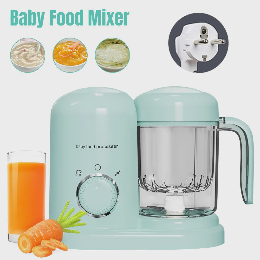 Multifunctionele Babyvoeding Maker: Stomen, Mixen, Verwarmen & Ontdooien