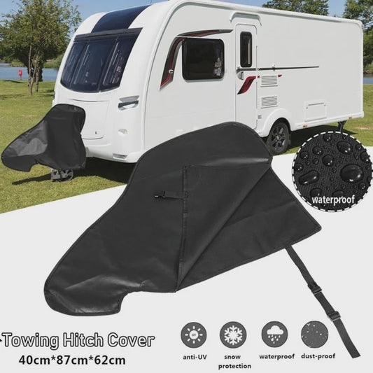 Universele Waterdichte Oxford Beschermhoes voor Caravan Trekhaak - Stof- en UV-bestendig