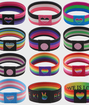 Pride Armband & Polsband - Elastisch & Stijlvol - Diverse Regenboog & LHBTI+ Vlag Designs