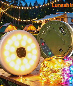 Draagbare LED Camping Lamp met Dimfunctie & SOS - Waterdicht IP64