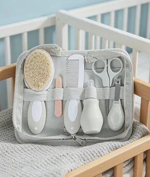 Baby Verzorgingsset 6-Delig: Inhalator, Nagelknipper, Borstel, Kam & Schaar