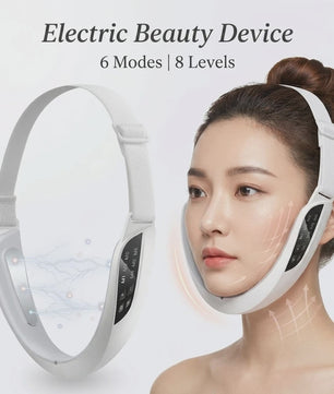 Elektrisch V-Gezichtsverstevigend Beauty Apparaat | 6 Modi & 8 Niveaus | Dubbele Kin Vermindering & Huidverstrakking