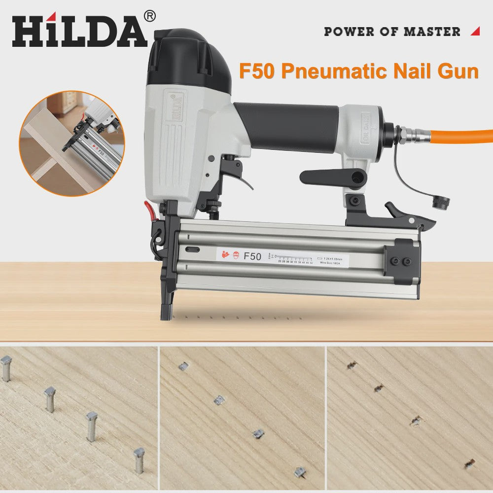 HILDA 8016 Pneumatische Nietmachine voor Houtbewerking en Decoratie