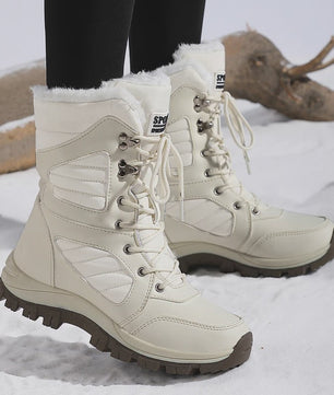 Dames Winter Snowboots Hoge Schacht - Waterdicht & Warm