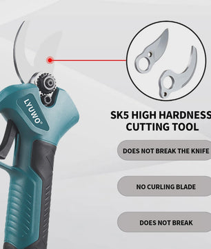 Elektrische Snoeischaar met SK5 Titanium Diamantbladen - Snoerloos & Scherpe Knip
